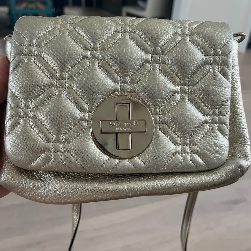 kate spade chic metallic